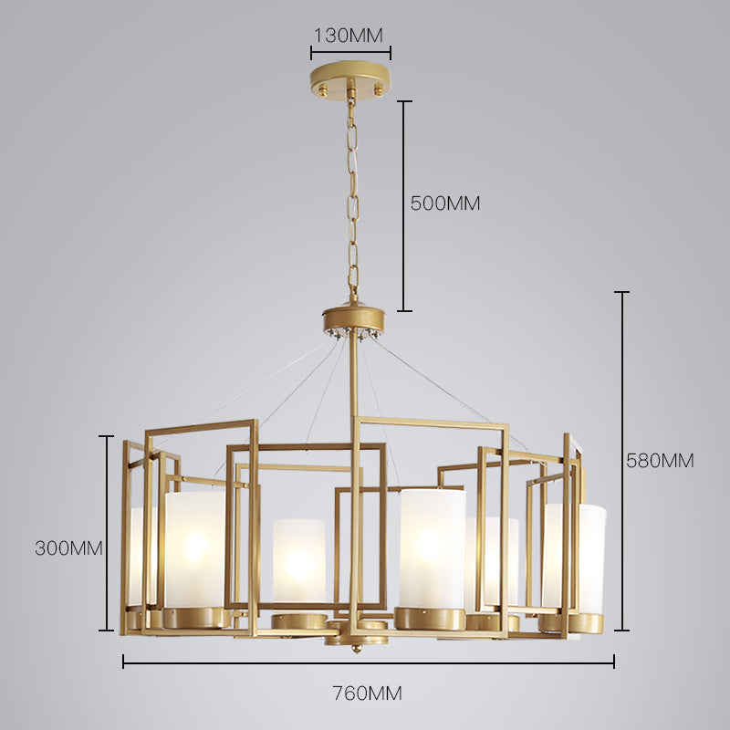 Victorian Glass Chandelier Light - Reflect Lighting