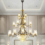 Hadleigh Dirksen Copper Gold Chandelier - Reflect Lighting