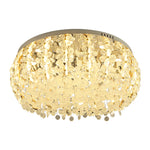 Salazar Flower Crystal Chrome Ceiling Chandelier - Reflect Lighting