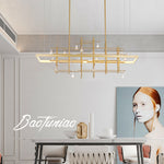 Sherburne Abdera Gold Chandelier - Reflect Lighting