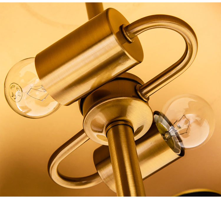 Gold & Black Tripod Table/Floor Lamp - Reflect Lighting