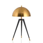 Gold & Black Tripod Table/Floor Lamp - Reflect Lighting