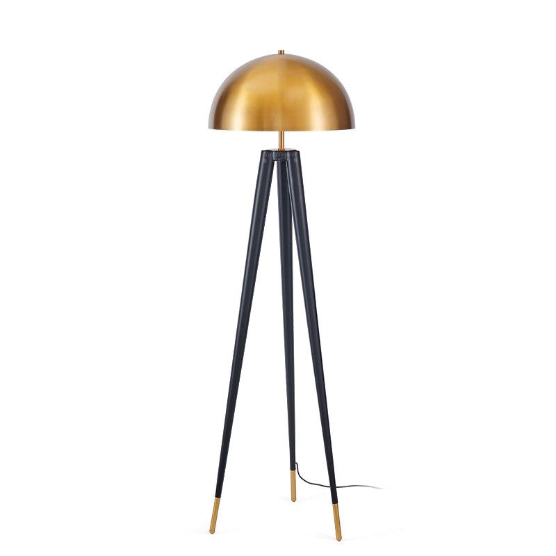Gold & Black Tripod Table/Floor Lamp - Reflect Lighting