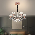 Fraser LED Crystal Shaded Chandelier - Reflect Lighting