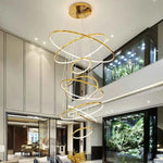 Backman Morandi Gold Ring Chandelier