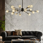 Cherry Tree Crystal Chandelier - Gold/Black - Reflect Lighting