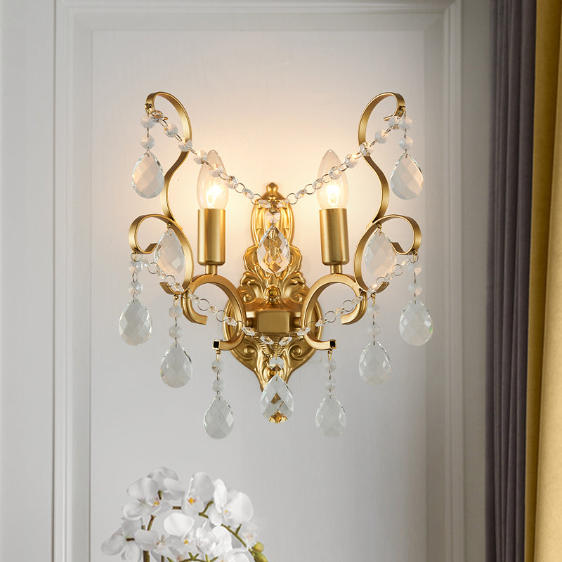 Bannister Golden Candle Wall Light - Reflect Lighting