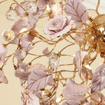Lotus Flower Crystal Chandelier-6 Colours - Reflect Lighting