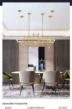 Sherburne Abdera Gold Chandelier - Reflect Lighting