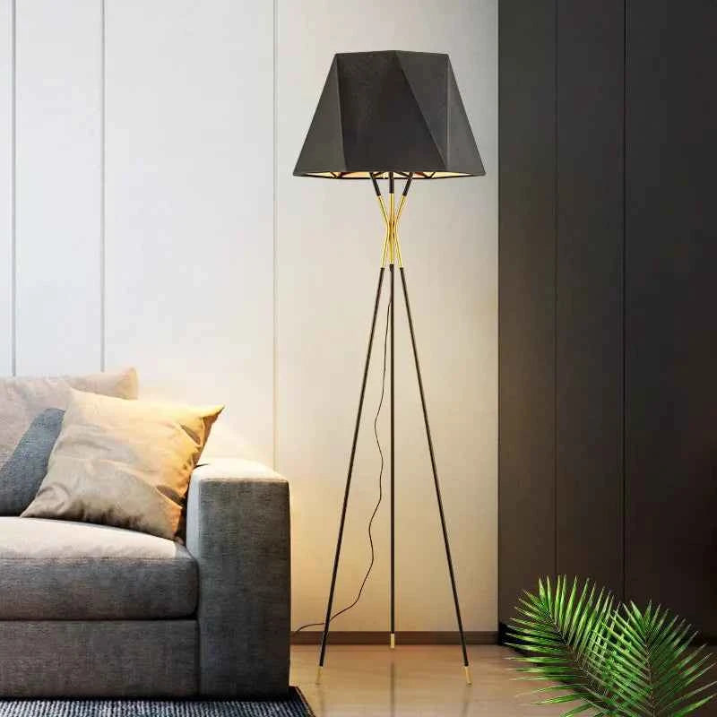 Buchholtz Floor Lamp- Gold/Rose Gold