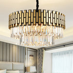 Seamless Pattern Gold & Black Chandelier-Round/Rectangle - Reflect Lighting