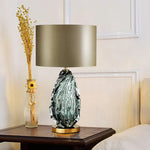 Piper Glazed Glass Gold Table Lamp - Reflect Lighting