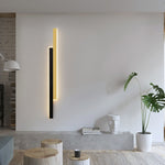 Towanda Sand Black Iron Wall Lamp- Gold/White - Reflect Lighting