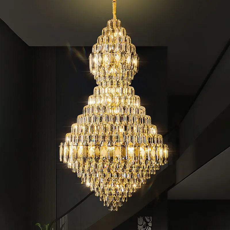 Salazar Ramon Large Crystal Chandelier - Reflect Lighting