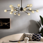 Cherry Tree Crystal Chandelier - Gold/Black - Reflect Lighting