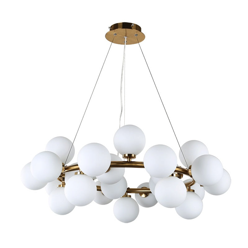 Forged Circle Iron Chandelier- Round/Rectangle - Reflect Lighting