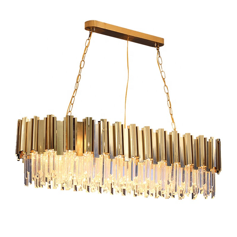 Full Set Gold Crystal Chandelier Light - Reflect Lighting