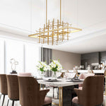 Sherburne Abdera Gold Chandelier - Reflect Lighting