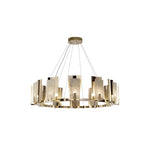 Ellard Eshelman Marble Gold Chandelier