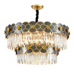 Orchard Chandelier Golden Lisianthus - Round/Rectangle - Reflect Lighting