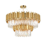 Full Set Gold Crystal Chandelier Light - Reflect Lighting