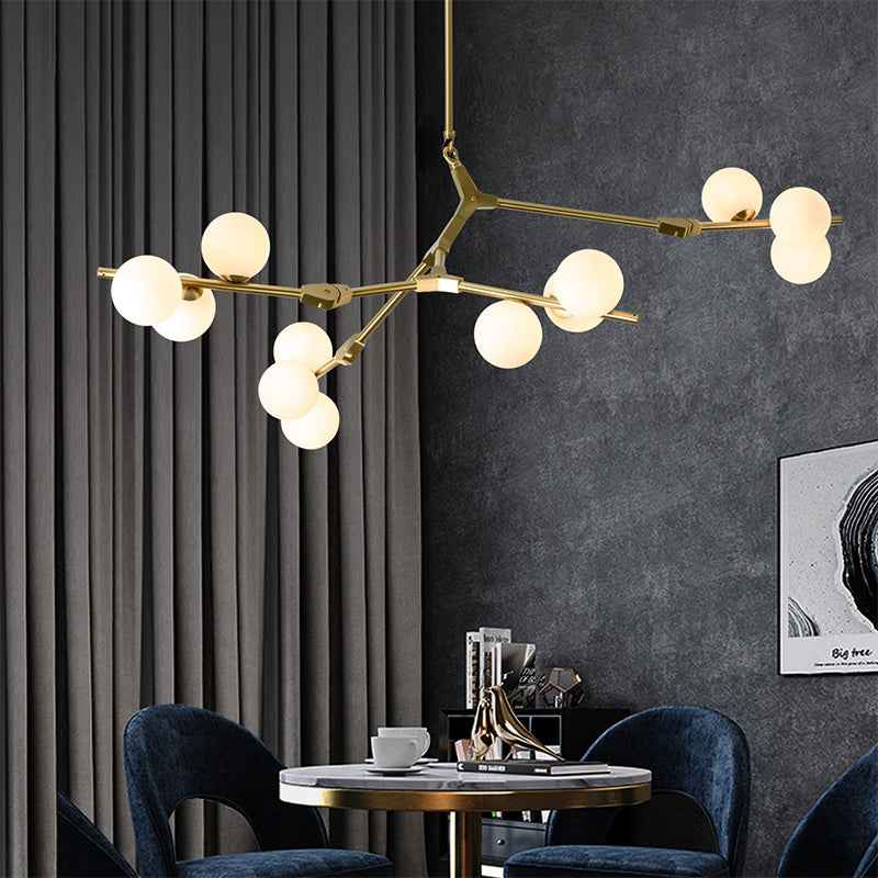 Jativa Tianna Chandelier- Gold/ Black