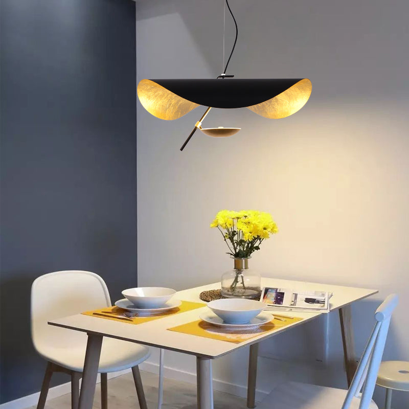 Flying Saucer Chandelier-Black/White - Reflect Lighting