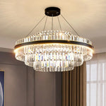 Chevonne Hopkins Gold Crystal Chandelier– Round/Rectangular - Reflect Lighting