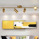 Gold Multi Head Metal Ceiling Spotlight - Reflect Lighting
