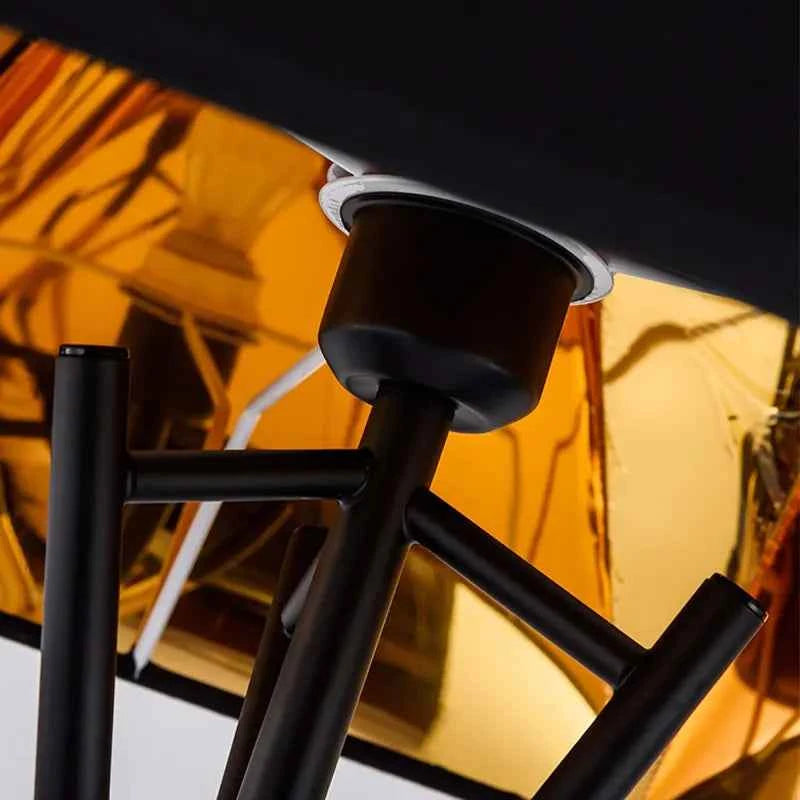 Buchholtz Floor Lamp- Gold/Rose Gold