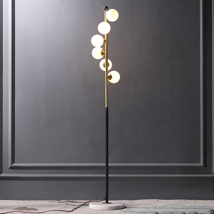 6 Lights Swirl Sconce Floor Lamp - Reflect Lighting