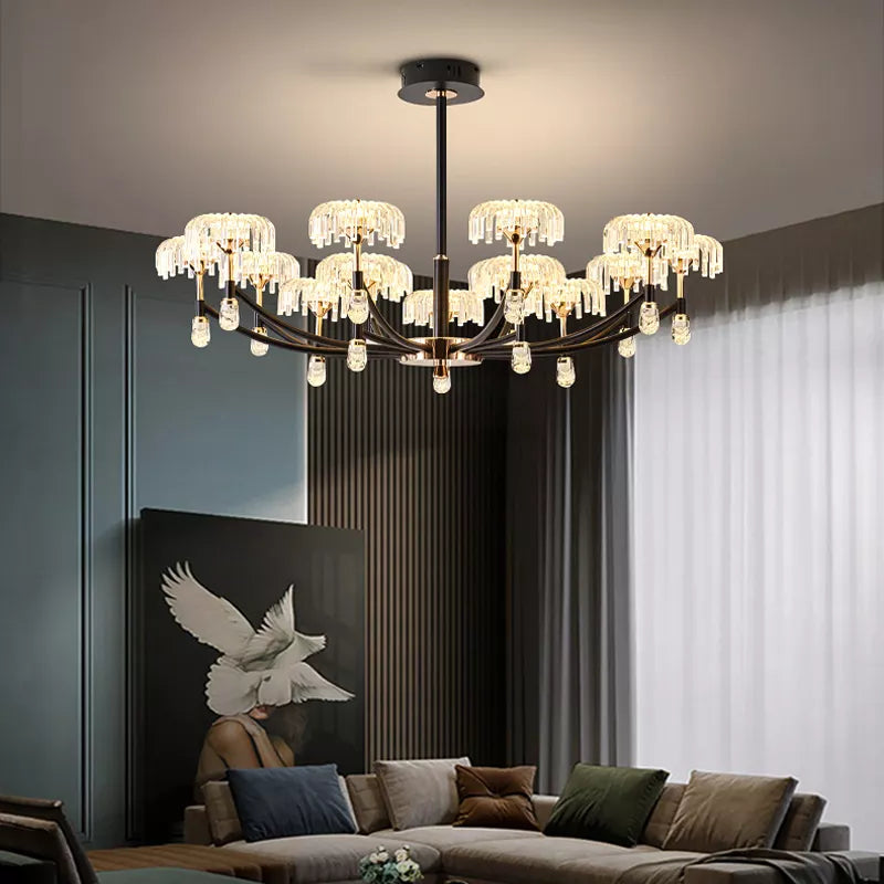 Saldana Meeki Crystal Chandelier - Reflect Lighting