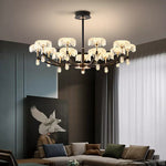 Saldana Meeki Crystal Chandelier - Reflect Lighting