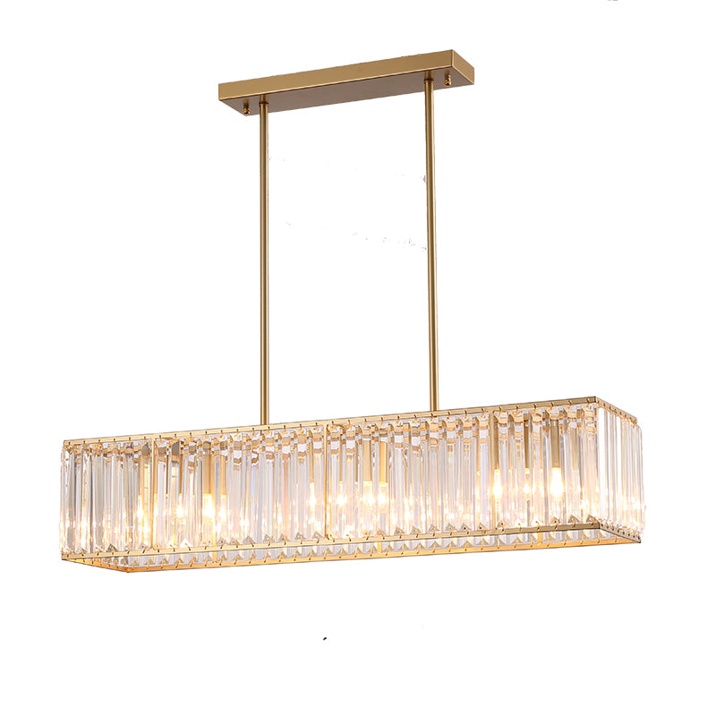Prism Gold Crystal Chandelier - Reflect Lighting