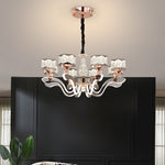Fraser LED Crystal Shaded Chandelier - Reflect Lighting