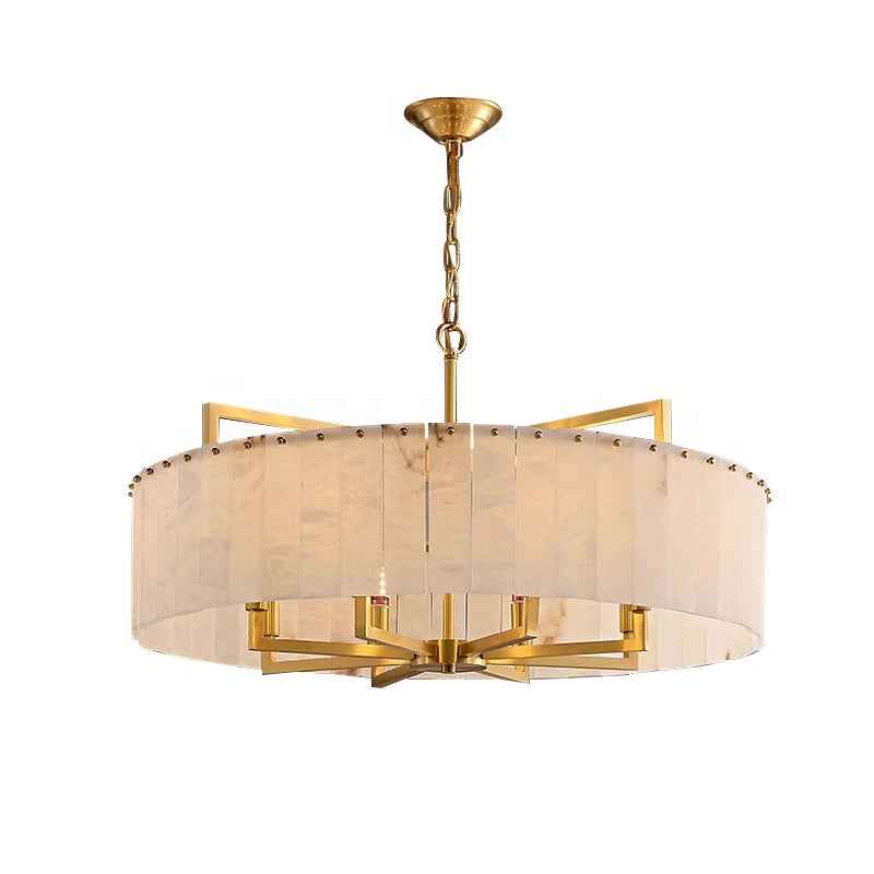 Vard Mahailey Gold Marble Chandelier