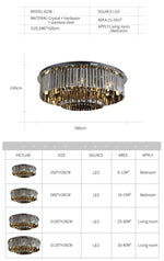 Smokey Grey Eaton Ceiling Light Chandelier - Reflect Lighting