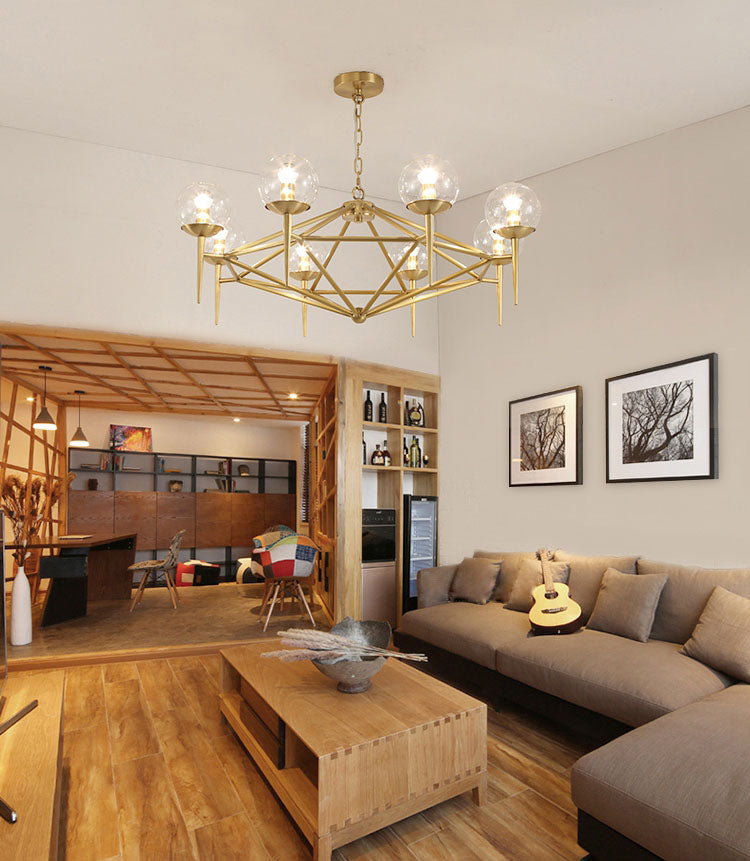 Skylar Sputnik Chandelier - Reflect Lighting