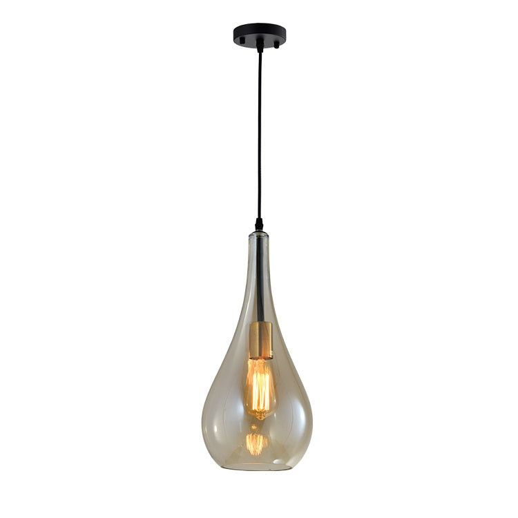 Freya Madrid Pendant Light- Smoky Grey/ Rose Gold/ Clear/ Cognac - Reflect Lighting