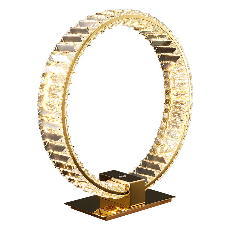 Bennie Crystal Table Lamp- Gold/Chrome - Reflect Lighting