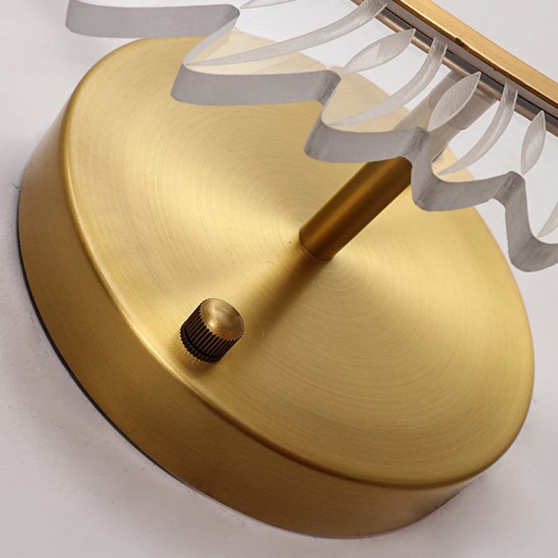 Feather Wing Gold LED Wall Lamp - Reflect Lighting