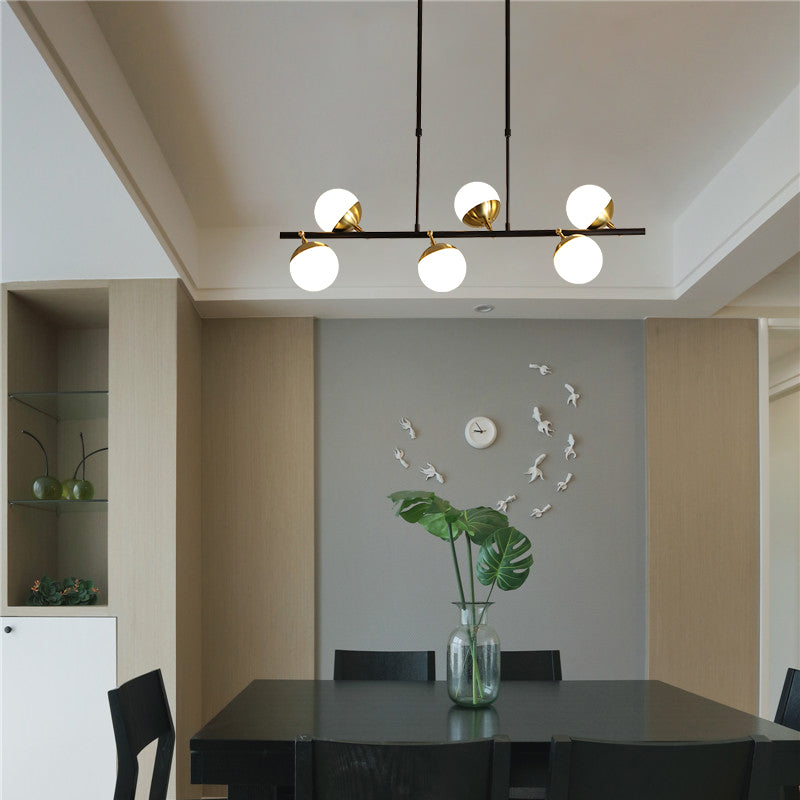 Jeri 6 Light Sputnik Chandelier - Reflect Lighting