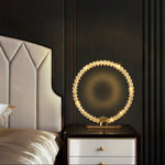 Bennie Crystal Table Lamp- Gold/Chrome - Reflect Lighting
