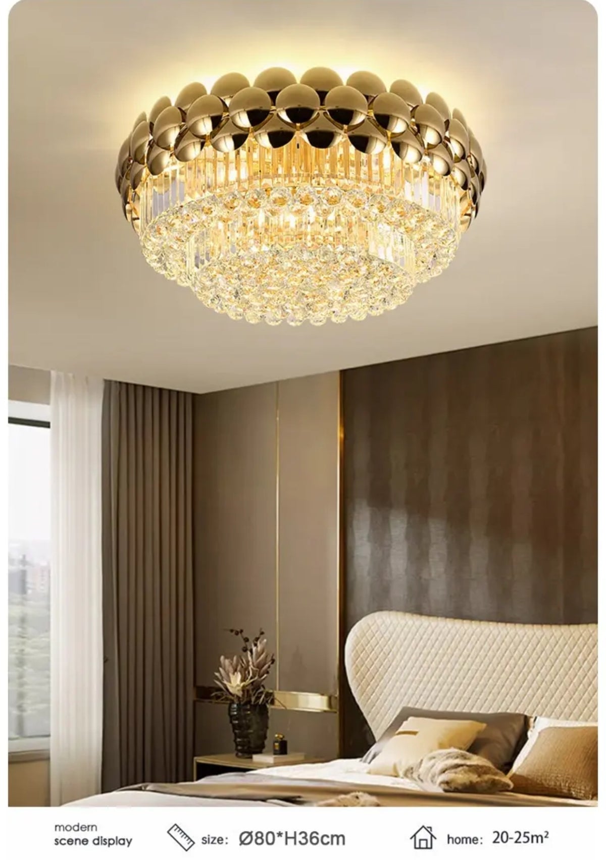 Brighouse Montufar Gold Ceiling Light