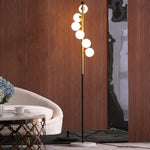 6 Lights Swirl Sconce Floor Lamp - Reflect Lighting