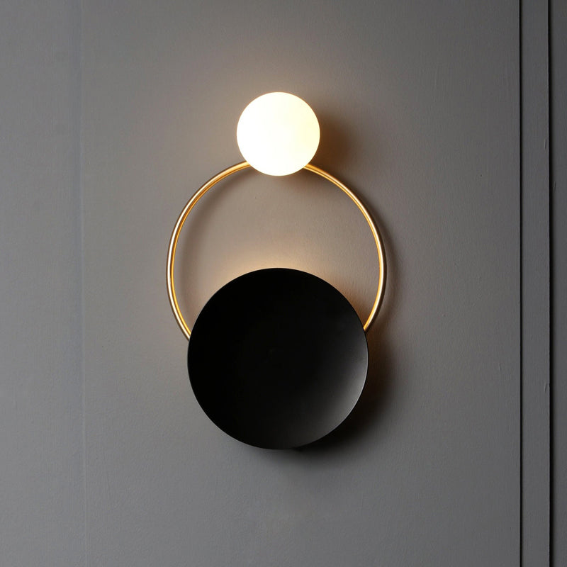 Sconce Black/Gold Wall Lamps - Reflect Lighting