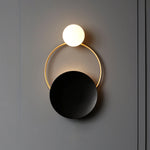 Sconce Black/Gold Wall Lamps - Reflect Lighting