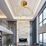 Backman Morandi Gold Ring Chandelier