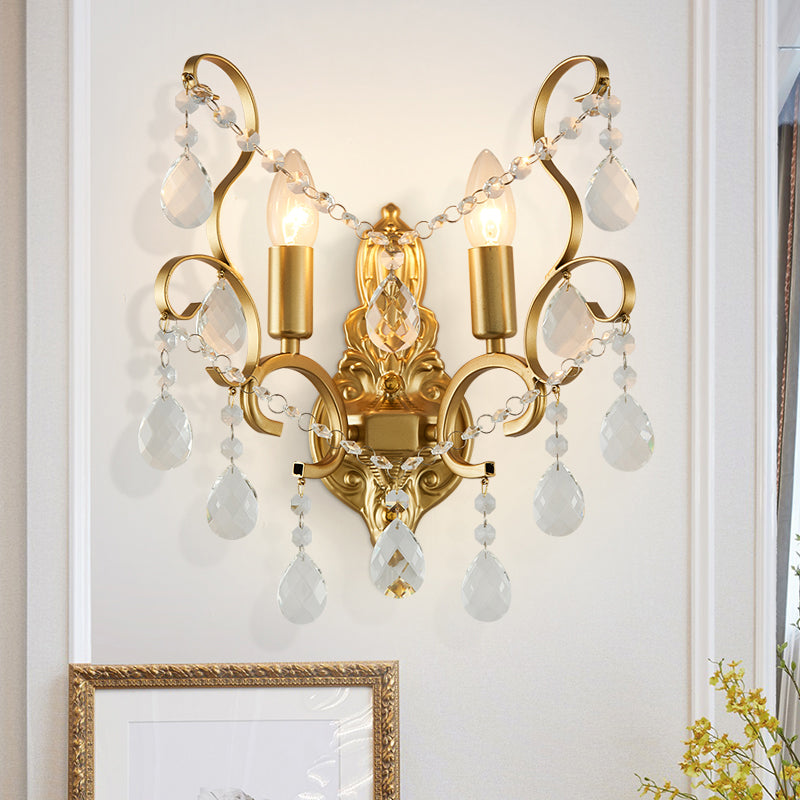 Bannister Golden Candle Wall Light - Reflect Lighting