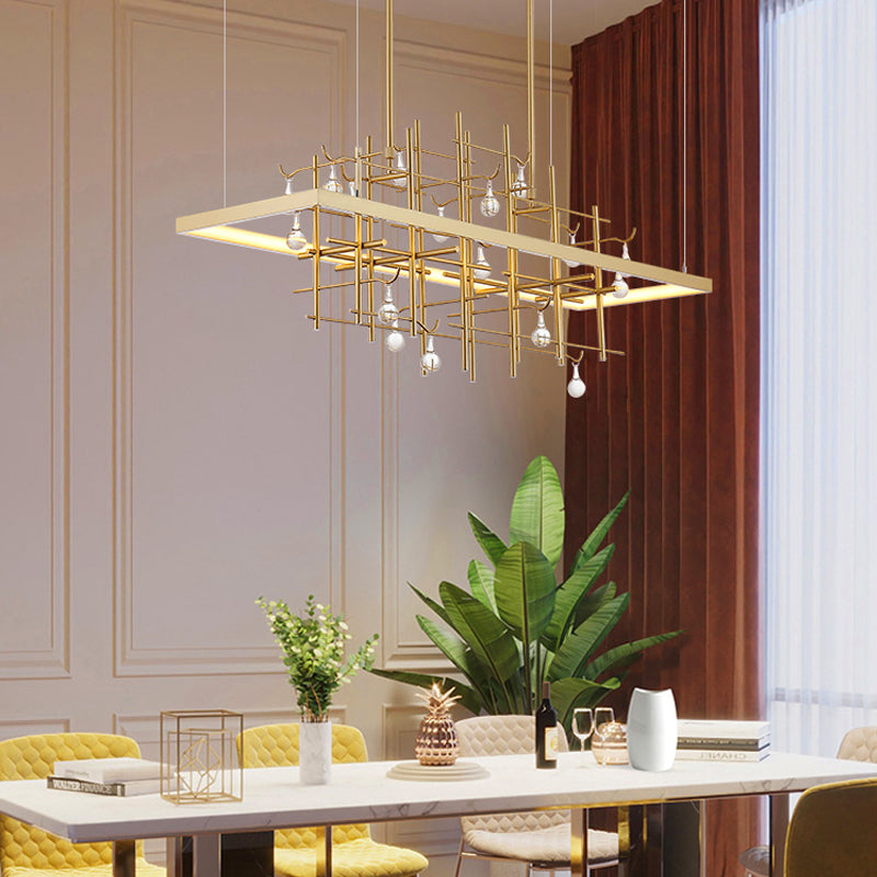 Sherburne Abdera Gold Chandelier - Reflect Lighting